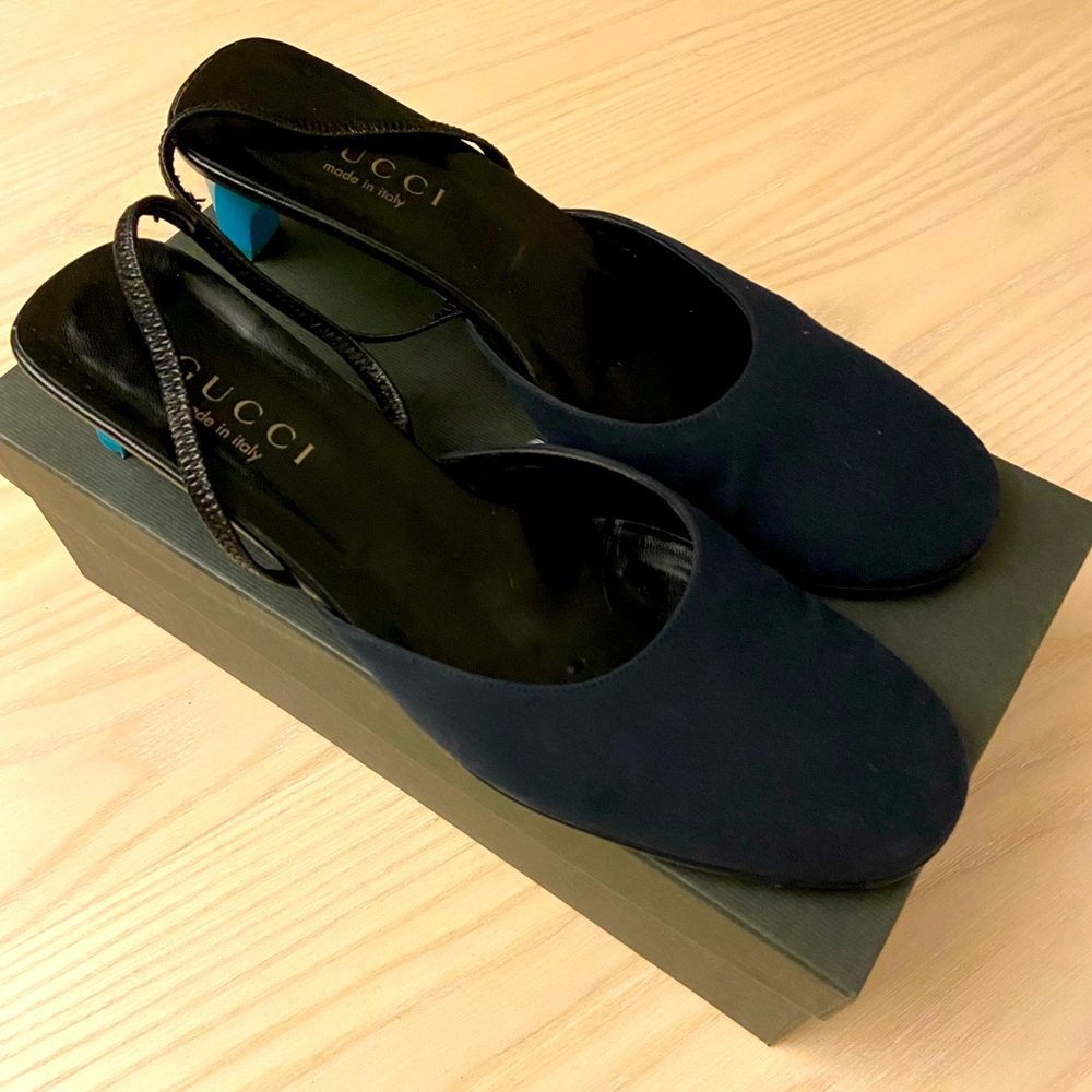 Gucci Tiffany Blue Kitten Heels